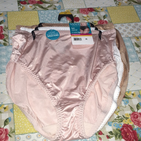 Vanity Fair Other - NWT vanity fair hi-cut panties 3 pack set undershapers smoothing light control